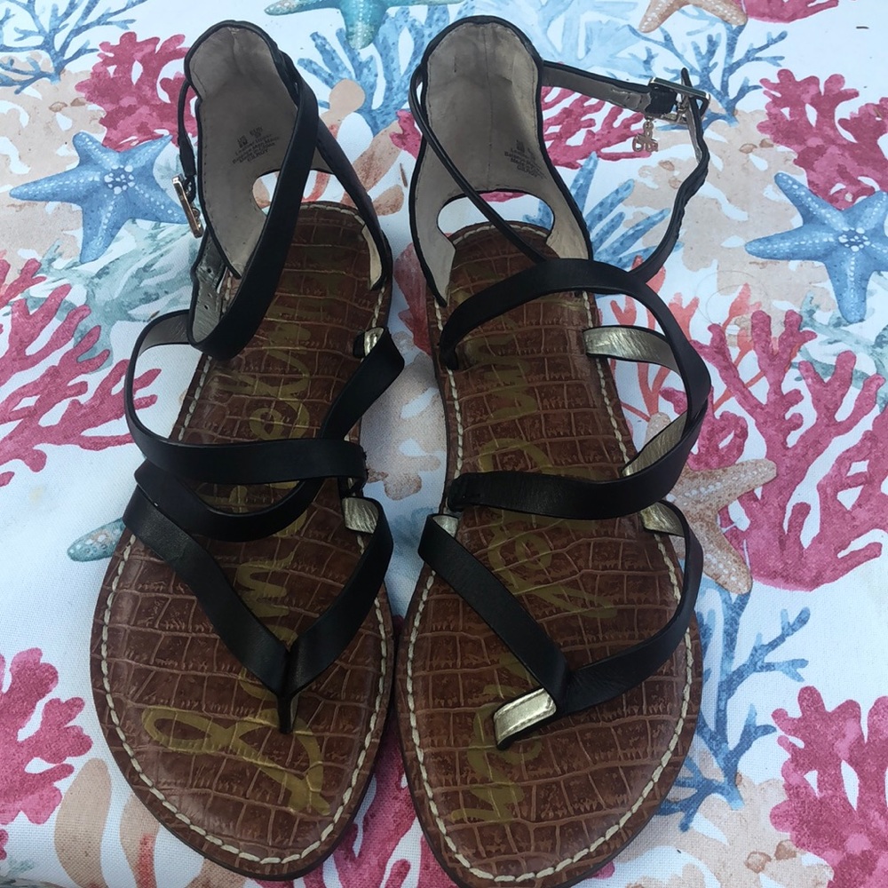 Sam Edelman Black Strappy Sandal